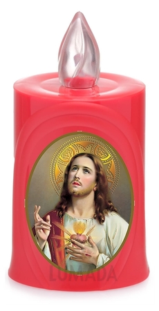 Wkład LED czerwony ikona Serce Jezusa (1)