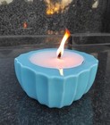 Znicz ceramiczny otwarty Pike kolor niebieski (3)