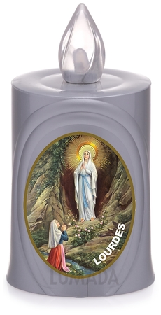Wkład LED srebrny ikona Lourdes (1)