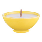 Znicz ceramiczny otwarty Overte kolor żółty (1)