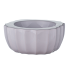 Znicz ceramiczny otwarty Pike kolor biały (3)